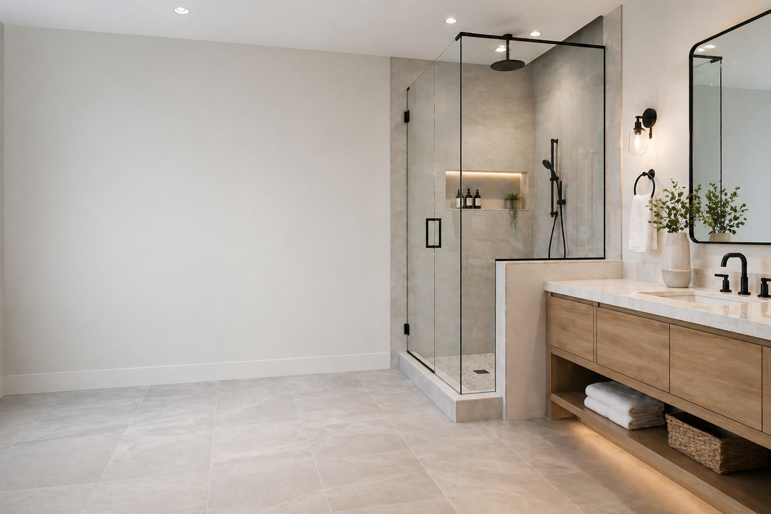 Bathroom remodel by Kwik Plumbing in a Warwick, RI home