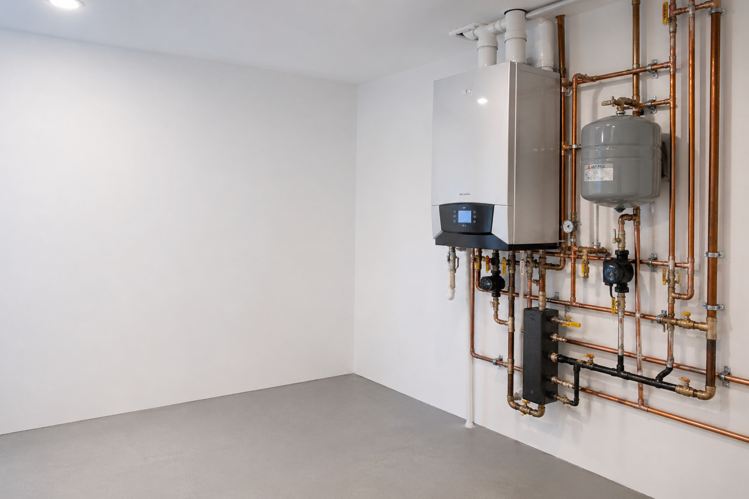 Boiler repair and service in a Warwick, RI basement